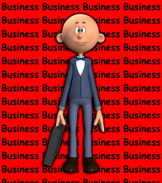 Cartoon-Geschäftsmann — Stockfoto
