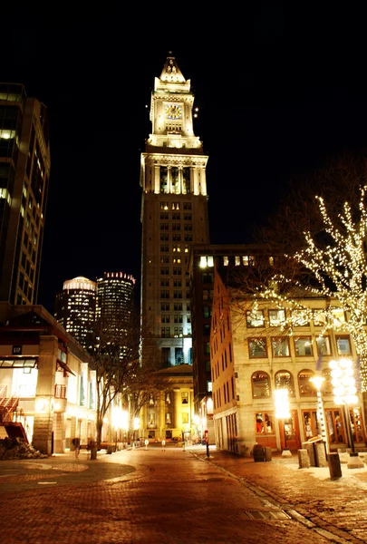 Boston 's nachts — Stockfoto