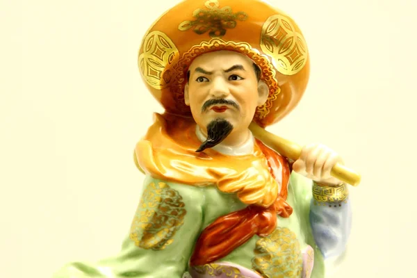Ceramic Chinese statuette — Stock Photo, Image