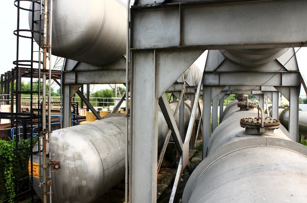 stock image Gas storage tanks