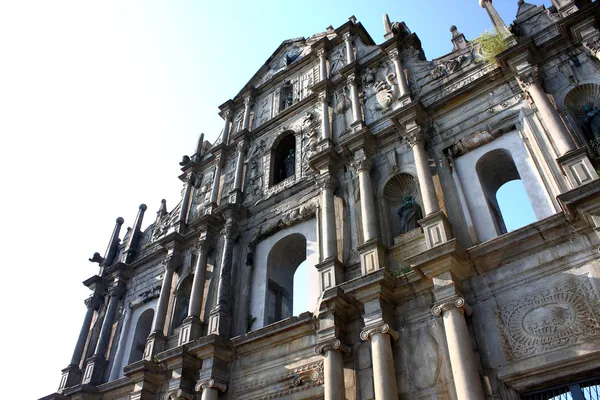 Kathedrale von saint paul in macao — Stockfoto