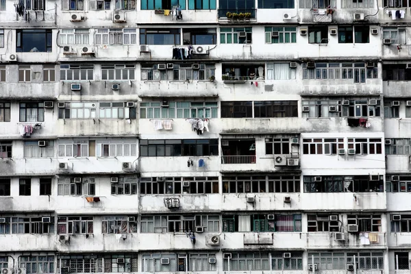 Gamla lägenheter i hong kong — Stockfoto