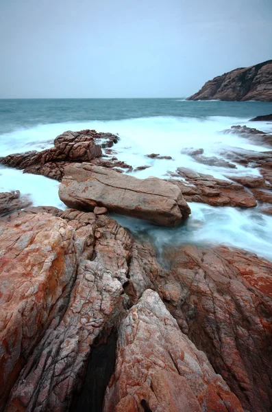 Piedras marinas al atardecer —  Fotos de Stock