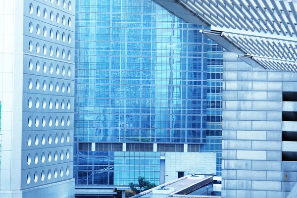 Contexto abstrato de edifícios de escritórios de negócios exterior . — Fotografia de Stock