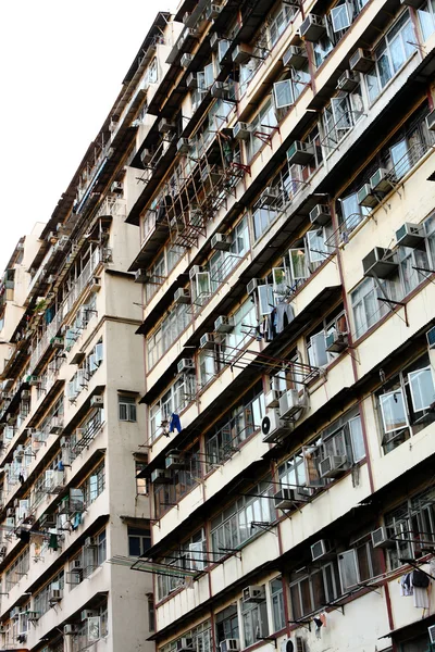 Hong Kong eski daireler — Stok fotoğraf