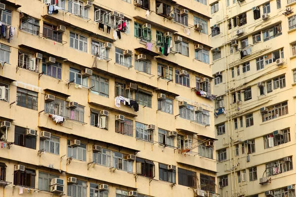 Gamla lägenheter i hong kong — Stockfoto
