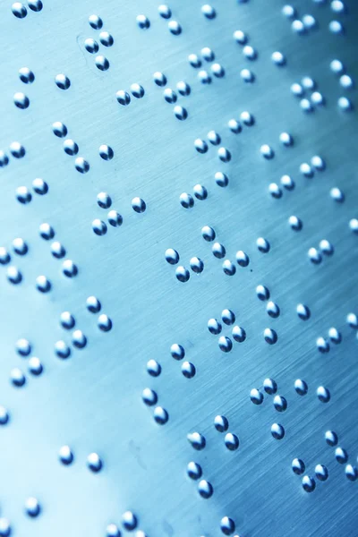 Página de Braille llano Macro —  Fotos de Stock