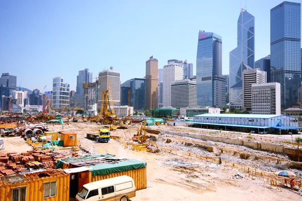 香港建设网站 — 图库照片