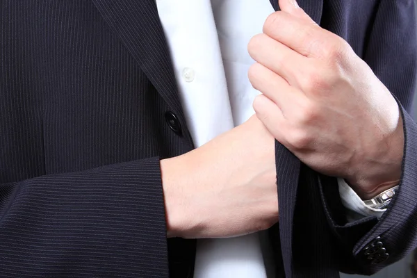 Businessman Hand Pocket Jacket — Stock Photo, Image