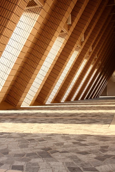 Archway Brilhantemente Iluminado Partir Esquerda — Fotografia de Stock