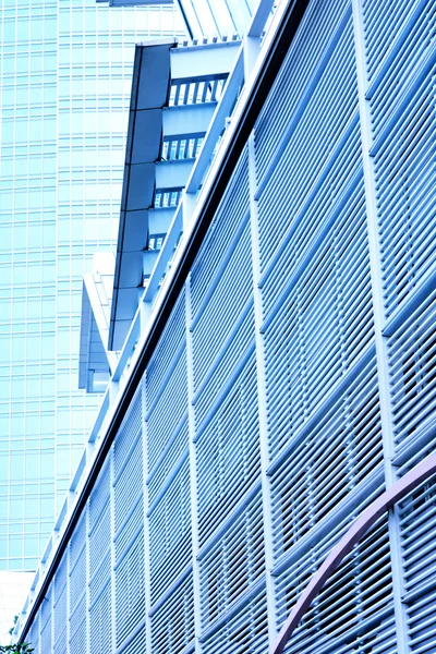Modernes Gebäude Mit Blautönen — Stockfoto