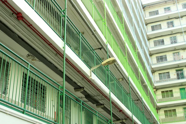 Hong Kong public housing apartment block — Stock Photo, Image