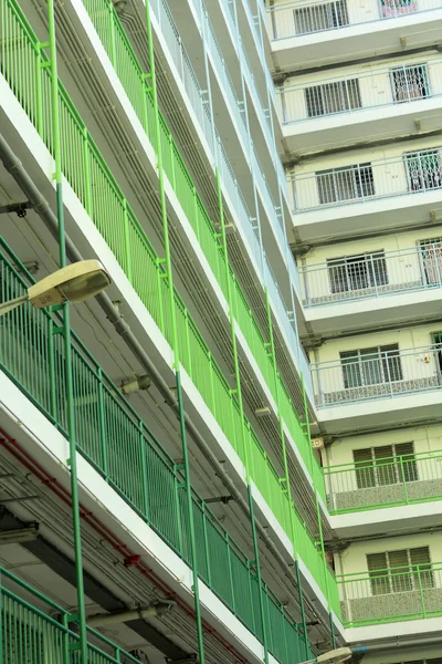 Hong Kong Sozialwohnungen Wohnblock — Stockfoto