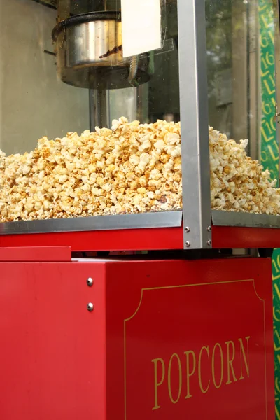Popcorn Sprzedaż Maszynie — Zdjęcie stockowe