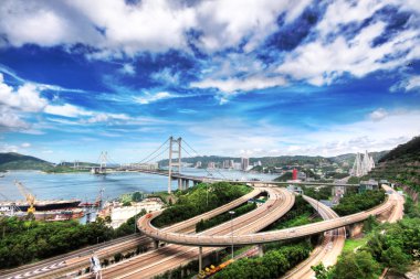 Tsing Ma Bridge clipart