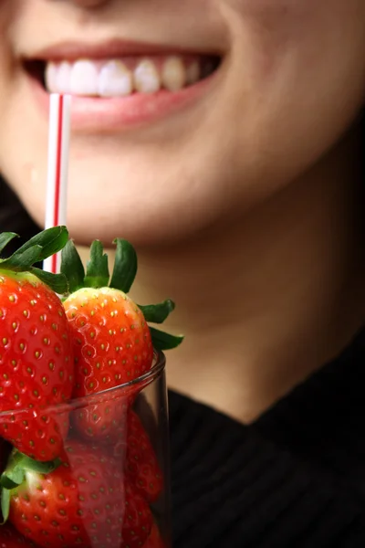 stock image Stawberry juice