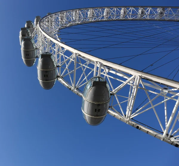 Híres London Eye London Nagy Britannia — Stock Fotó