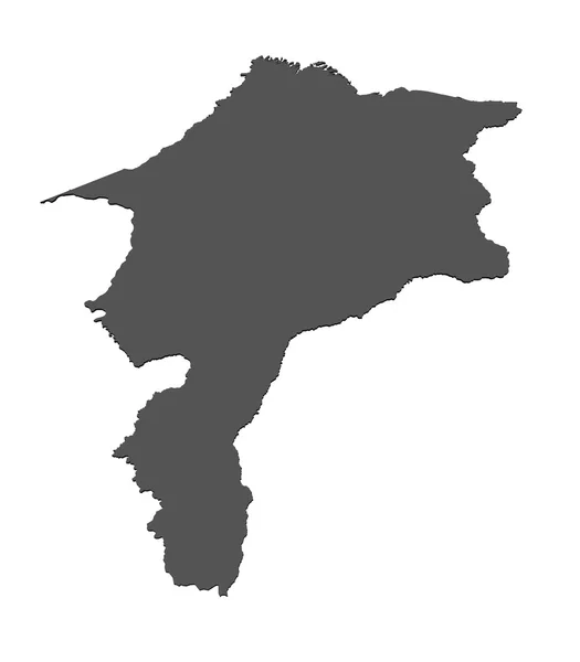 Karta över maranhao-Brasilien — Stockfoto