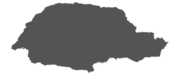 Mapa do Paraná - Brasil — Fotografia de Stock