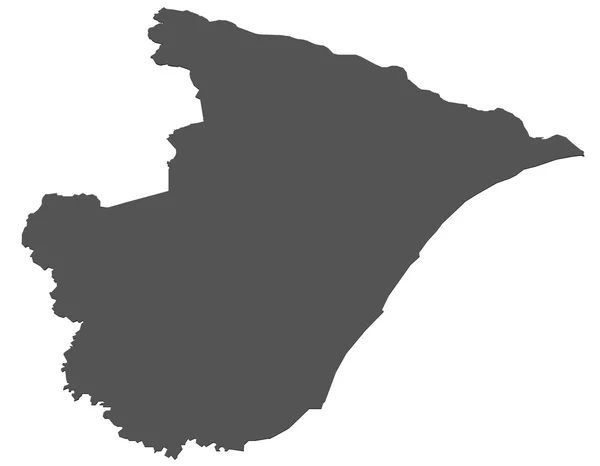 Карта Сержіпі - Бразилія — стокове фото