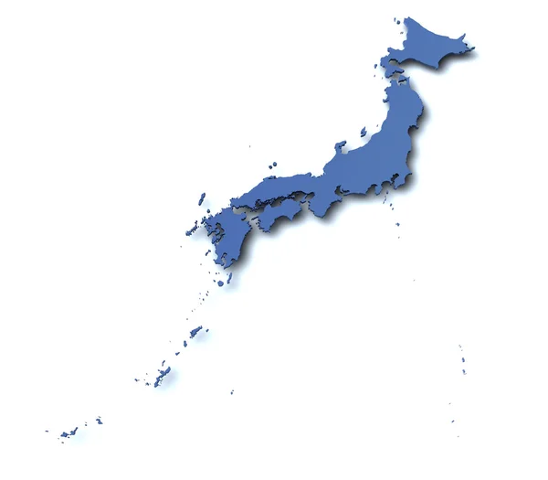 Mapa online de Japón —  Fotos de Stock