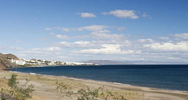 Widok z plaży Mojacar od Macenas — Zdjęcie stockowe