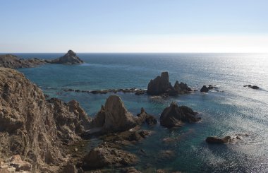 Coastine near Cabo De Gata clipart