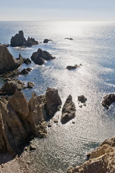 stock image Coastine near Cabo De Gata