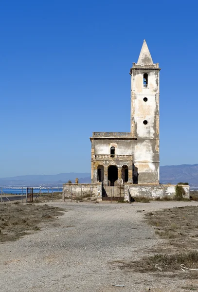Iglesia Vieja en Almadraba De Monteleva cerca de Cabo De Gata — Foto de Stock