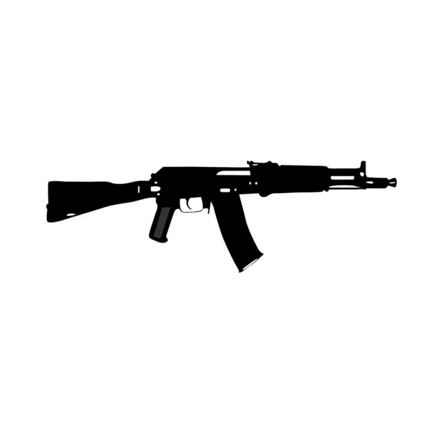 Dibujo vectorial máquina automática de Kalashnikov — Vector de stock
