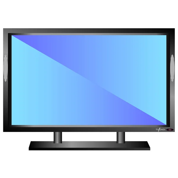 stock vector Vector image of monitor