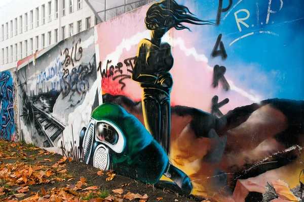 Graffiti in der Stadt — Stockfoto