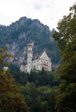 bir yaz aylarında Bavyera castle neuschwanstein