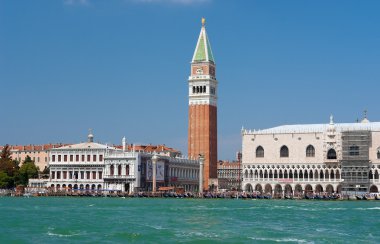 Seaview of Piazza San Marco and The Doge's Palace clipart