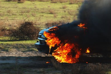 Araba yangını