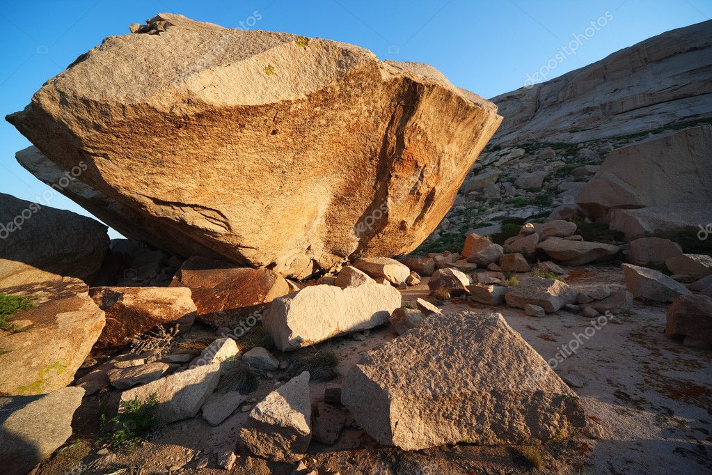 Boulders in desert mountains — Stock Photo © Petrichuk #4339089