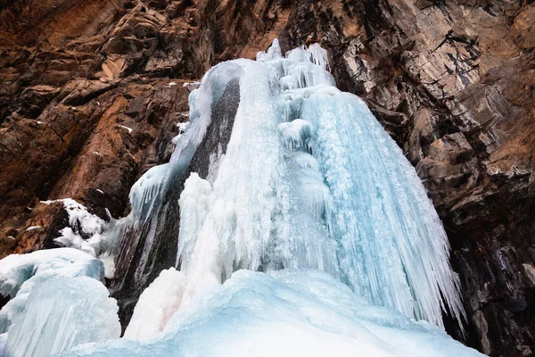 冻结的瀑布 — 图库照片