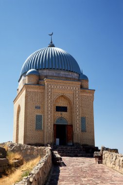 Tekturmas-Ata Mausoleum in Taraz city, Kazkahstan clipart