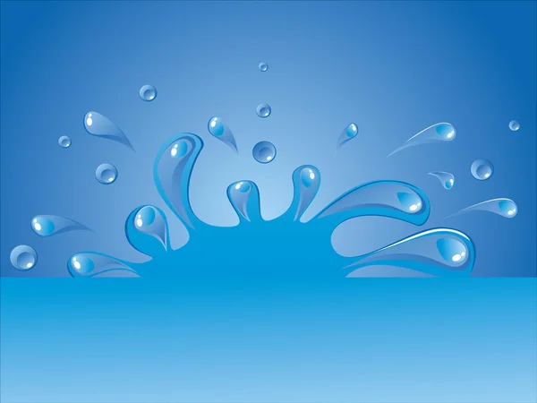 Water splashes — Stockový vektor