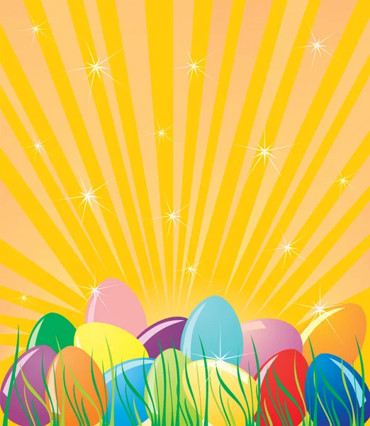 Huevos Pascua — Archivo Imágenes Vectoriales