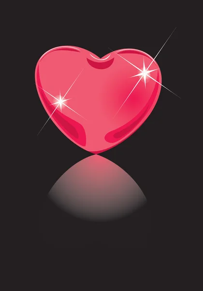 Coeur rouge — Image vectorielle