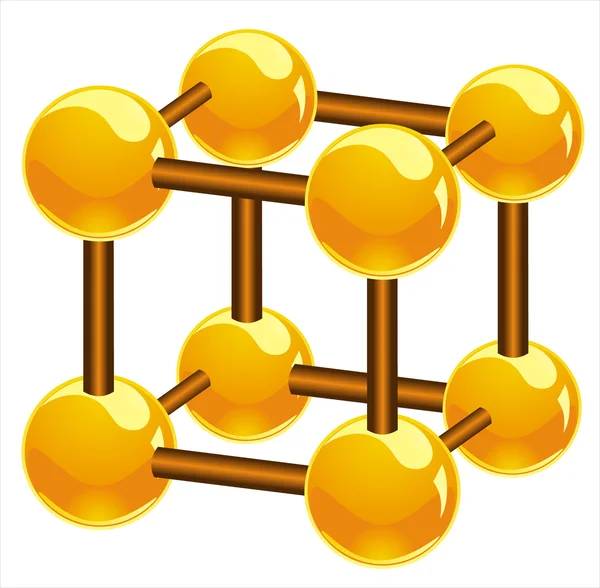 Moleculaire verbinding — Stockvector