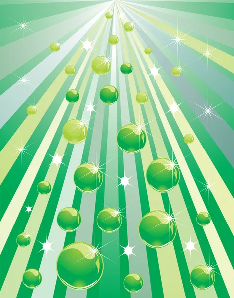 Zelené Koule — Stockový vektor