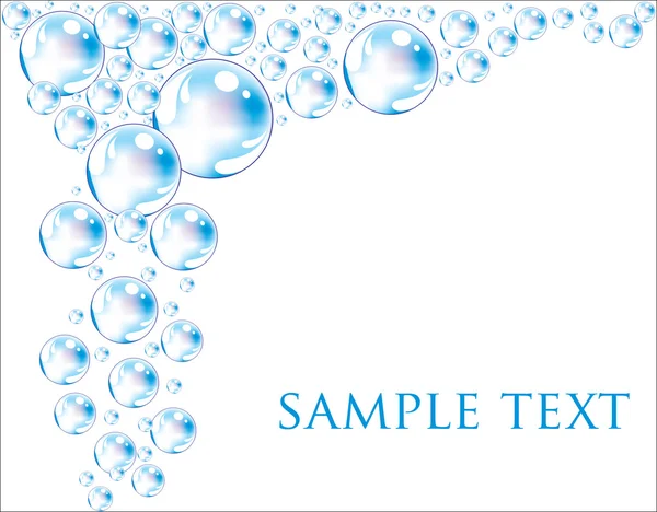 Bulles de savon — Image vectorielle