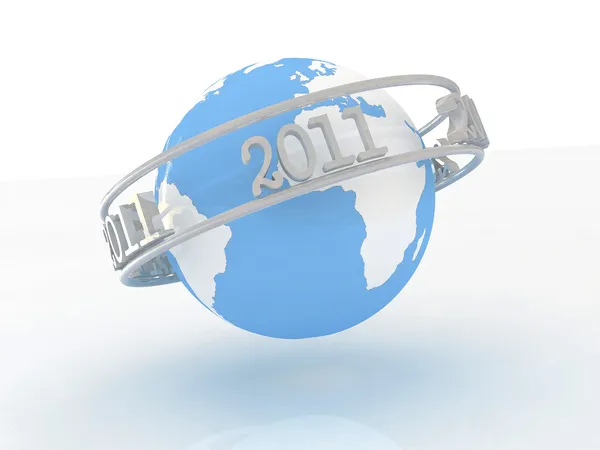 New year 2011. 3D — Stock Photo, Image