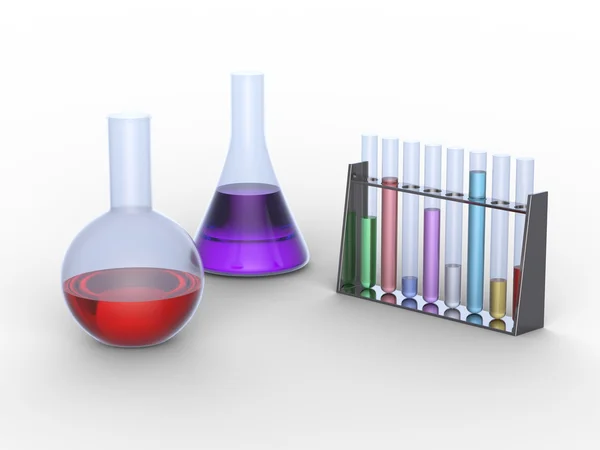 Chemische lab-apparatuur — Stockfoto
