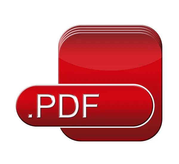 Symbol souboru PDF — Stock fotografie