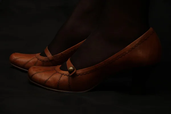 Damen Füße Stock Kép