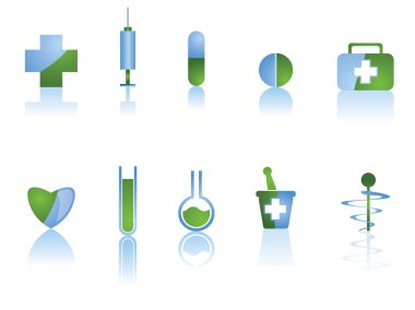 Medical Icons - vector icon set clipart