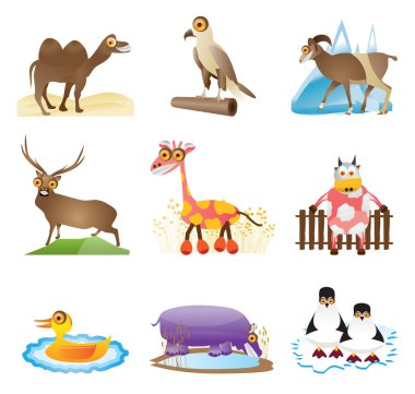 Wild animal vector clipart